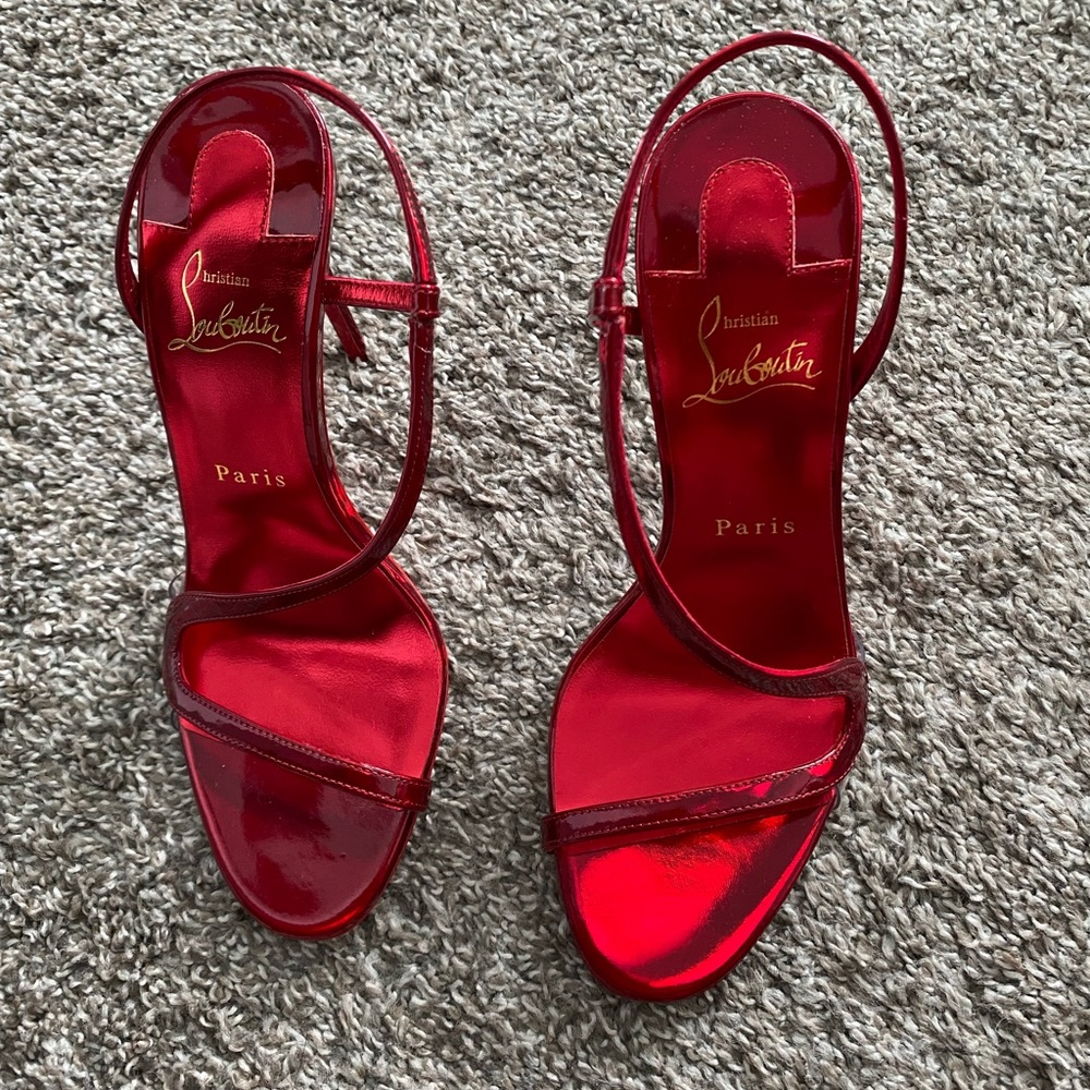 Rosalie patent leather sandals